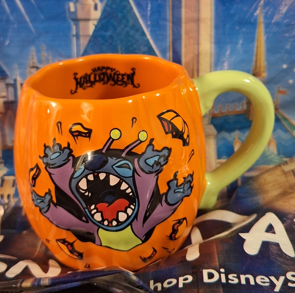 Disneyland Resort Not So Scary Halloween Stitch Coffee Mug
